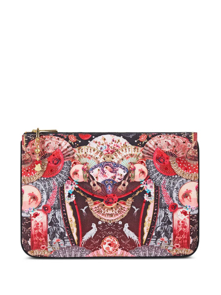  Camilla Embellished Clutch Bag - Black 
