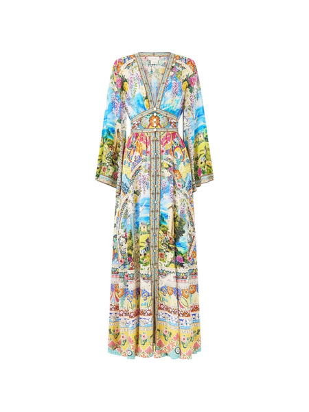  Camilla Embellished Maxi Dress - Blue 