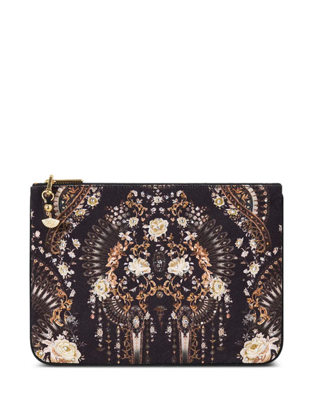  Camilla Flamenco Folklore Clutch Bag - Black 