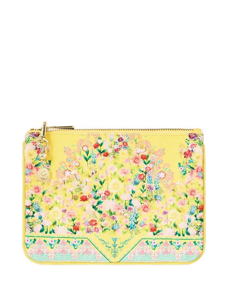  Camilla Floral Wallet - Yellow 
