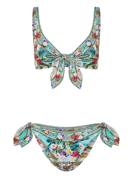  Camilla Gardens Of Queluz Bikini Set - Blue 