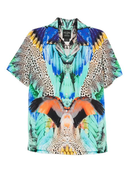  Camilla Graphic-print Shirt - Blue 