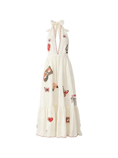  Camilla High Class Hookah Maxi Dress - Neutrals 