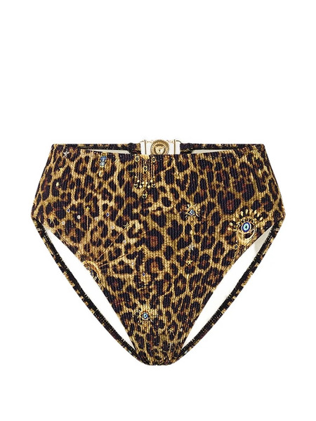  Camilla High Waist Bikini Bottom - Brown 
