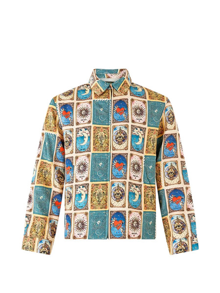  Camilla House Of Horoscopes Patchwork Jacket - Blue 