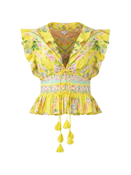  Camilla Lady Limonada Blouse - Yellow 