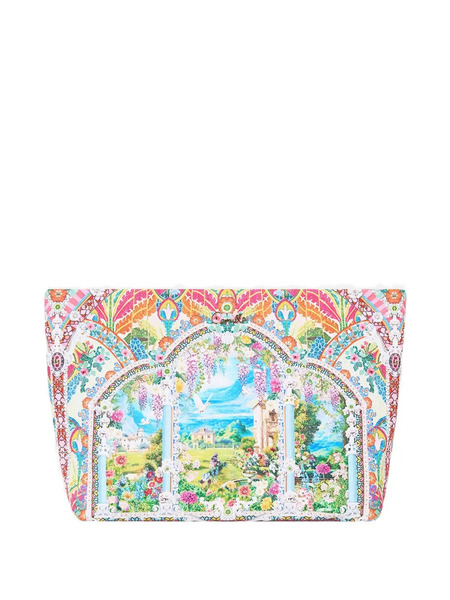 Camilla Large Printed Makeup Bag - Neutrals 