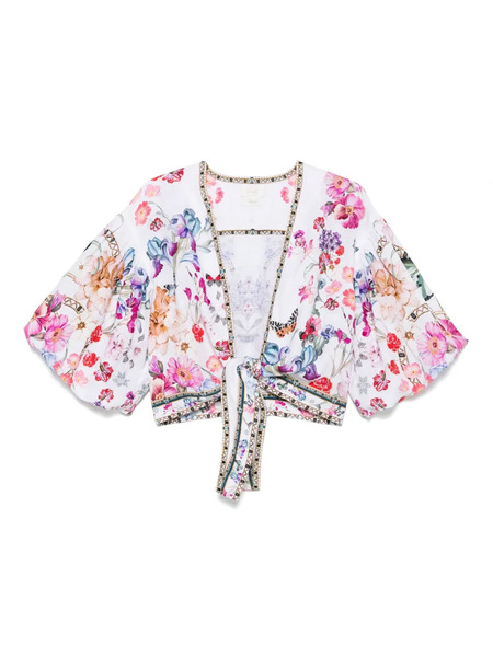 Camilla Monserrate Magic Crop Top - White 