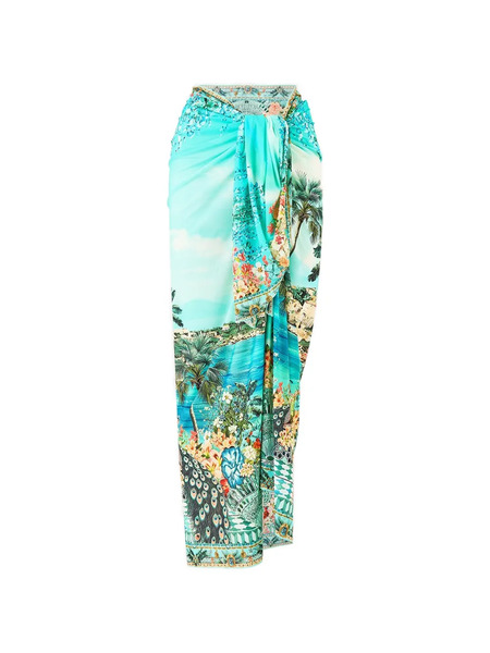  Camilla Multi Wear Long Sarong - Blue 