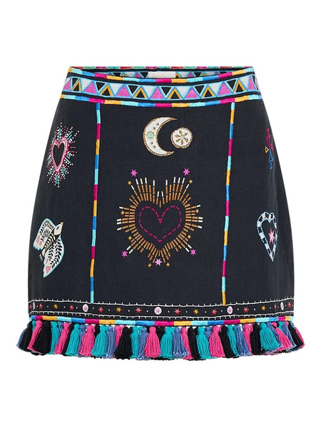  Camilla Nubian Nights A-line Skirt - Blue 