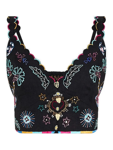  Camilla Nubian Nights Top - Blue 