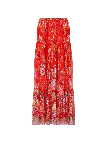  Camilla Olé Olé Tiered Ruffle Maxi Skirt 