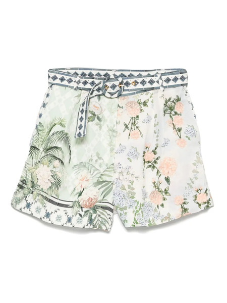  Camilla Pleated Shorts - White 