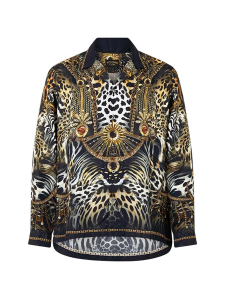  Camilla Printed Shirt - Black 
