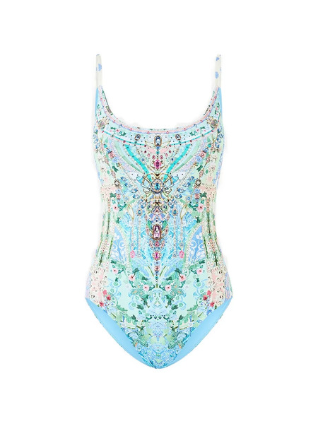  Camilla Printed Swimsuit - Blue 