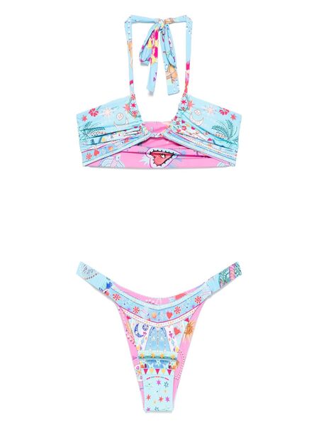 Camilla Reversible Printed Bikini - Blue 