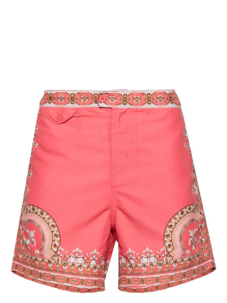  Camilla Shell Games Tailored Swim Shorts - Pink 