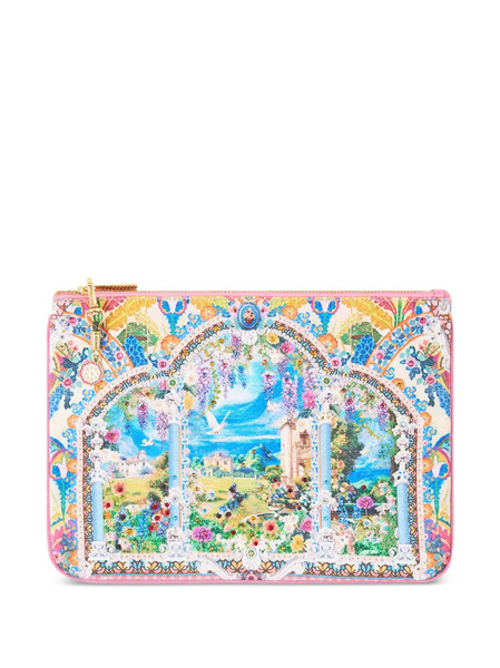  Camilla Small Printed Clutch Bag - Neutrals 