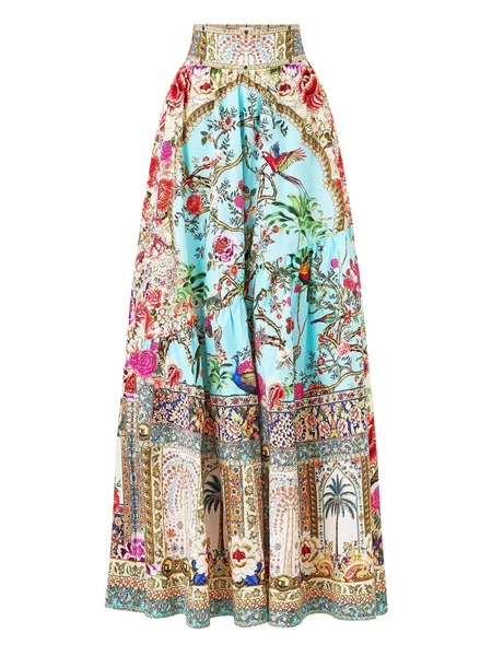  Camilla Sultans And Queens Maxi Skirt - Blue 