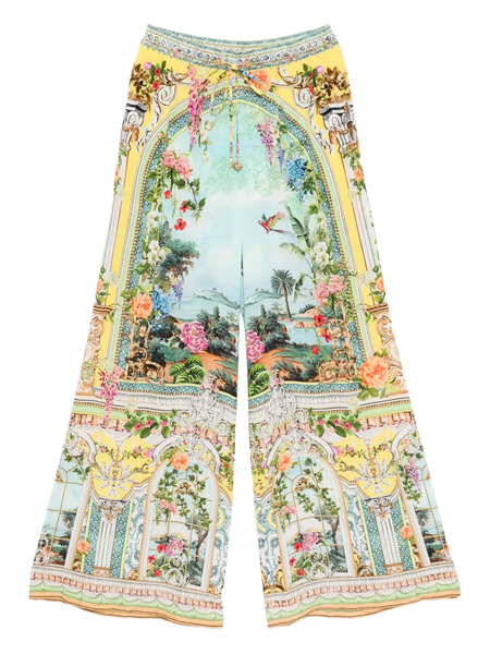  Camilla Tales Of Topkapi Palace Wide-leg Pants - Blue 