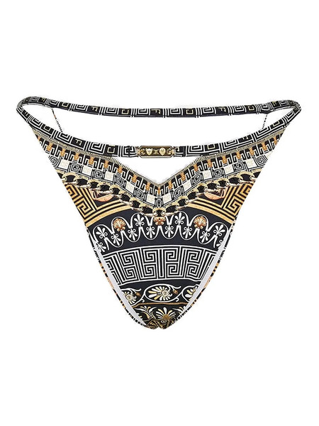  Camilla Temples Of Dendara Bikini Bottoms - Black 