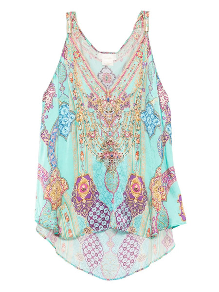  Camilla The Concubine’s Corridor Vest - Green 