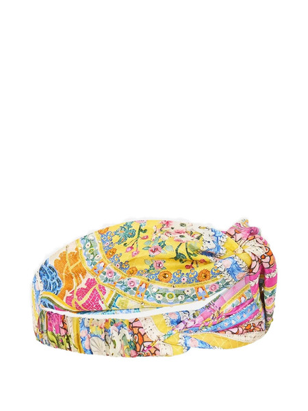  Camilla Woven-twist Silk Headband - Yellow 