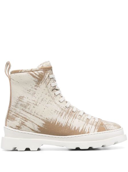  Camper Brutus Lace-up Boots - Neutrals 