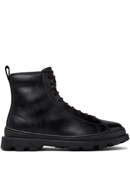  Camper Brutus Lace-up Leather Boots - Black 