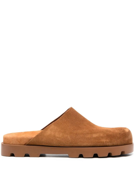 Camper Brutus Suede Mules - Brown 