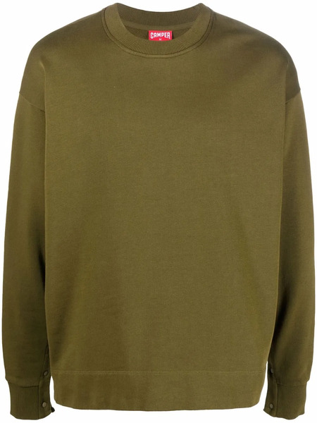  Camper Crew-neck Organic Cotton Sweatshirt - Green 