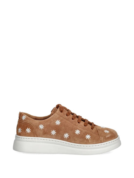  Camper Floral Lace-up Sneakers - Brown 