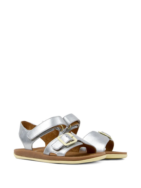  Camper Kids Bicho Buckle Sandals - Silver 