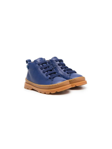  Camper Kids Brutus Ankle Leather Boots - Blue 