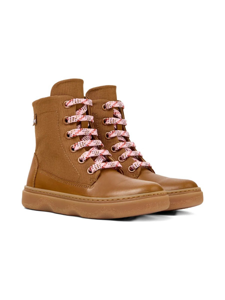  Camper Kids Lace-up Boots - Brown 