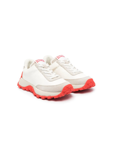  Camper Kids Logo-patch Round-toe Sneakers - Neutrals 