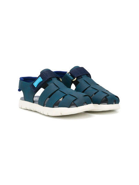  Camper Kids Oruga Flat Sandals - Blue 