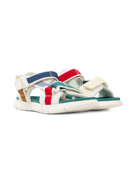  Camper Kids Oruga Strapped Sandals - White 