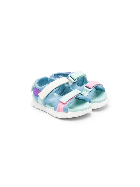  Camper Kids Oruga Twins Touch-strap Sandals - Green 