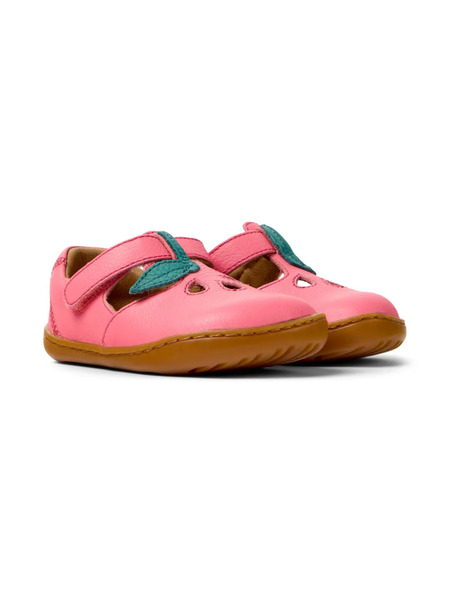 Camper Kids Peau Cami Strap-fastening Ballet Flats - Pink 
