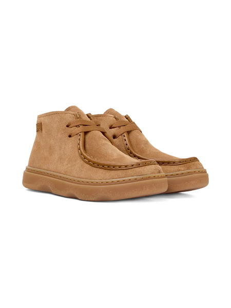  Camper Kids Suede Lace-up Ankle Boots - Brown 