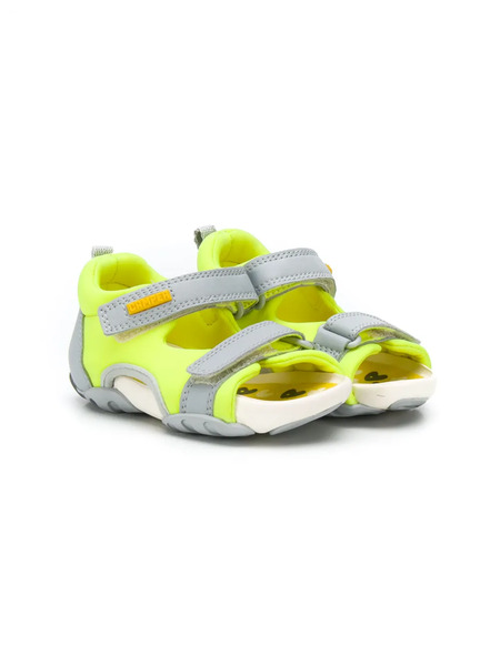  Camper Kids Wous Touch Strap Sandals - Grey 