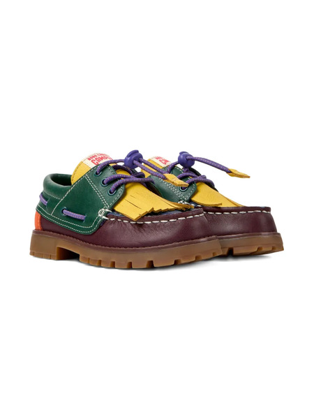  Camper Kids X Bobo Choses Fringe Boat Shoes - Multicolour 
