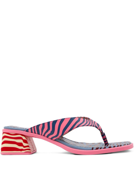  Camper Kora Striped Sandals - Pink 