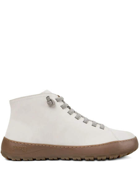  Camper Lace-up Leather Boot Sneakers - Neutrals 