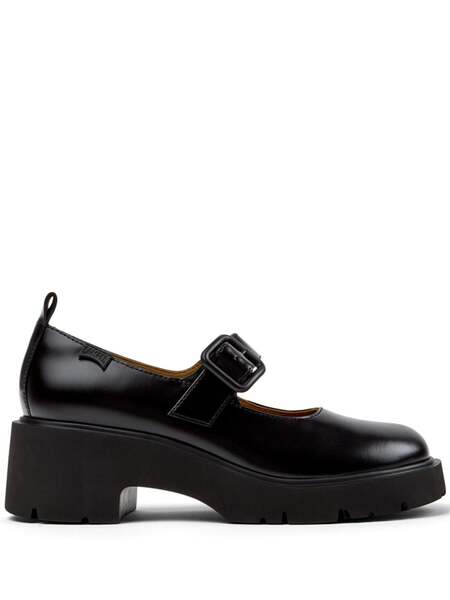  Camper Milah 50mm Leather Loafers - Black 