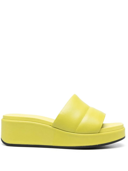  Camper Misia Leather Sandals - Green 