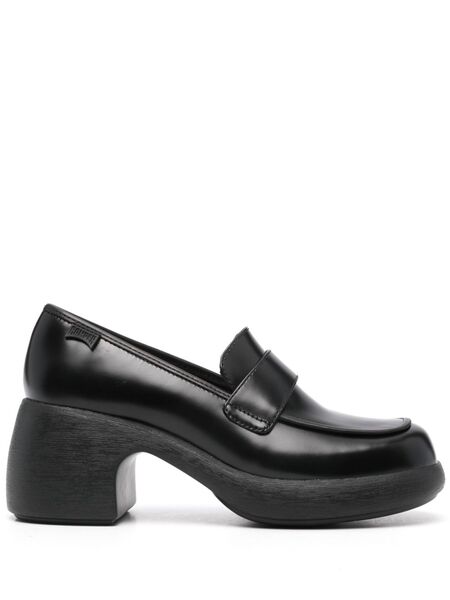  Camper 65mm Thelma Heeled Loafers - Black 
