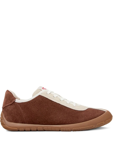 Camper Peu Path Twins Suede-panel Sneakers - Brown 