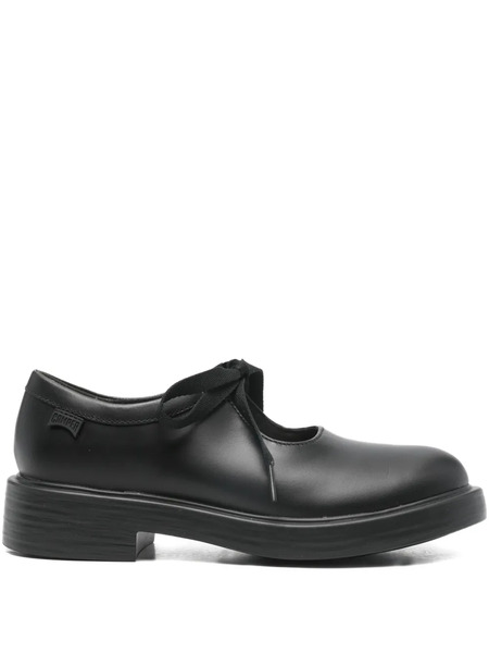  Camper Ribbon Lace-up Loafers - Black 